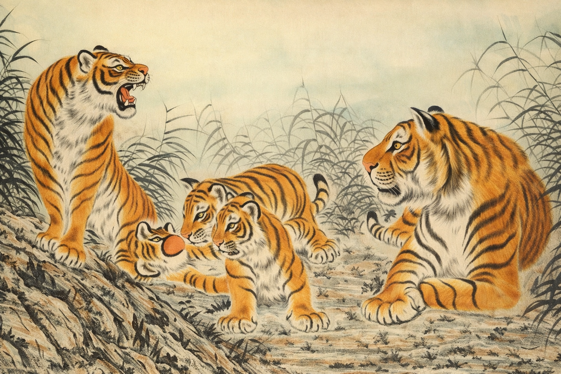 Le Han à travers les animaux symboliques coréens - Le tigre coréen