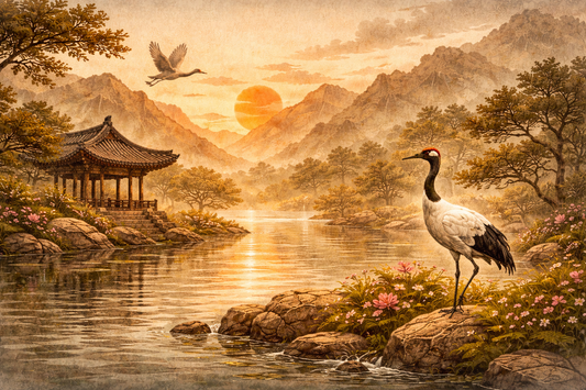 Le Han à travers les animaux symboliques coréens - La Grue