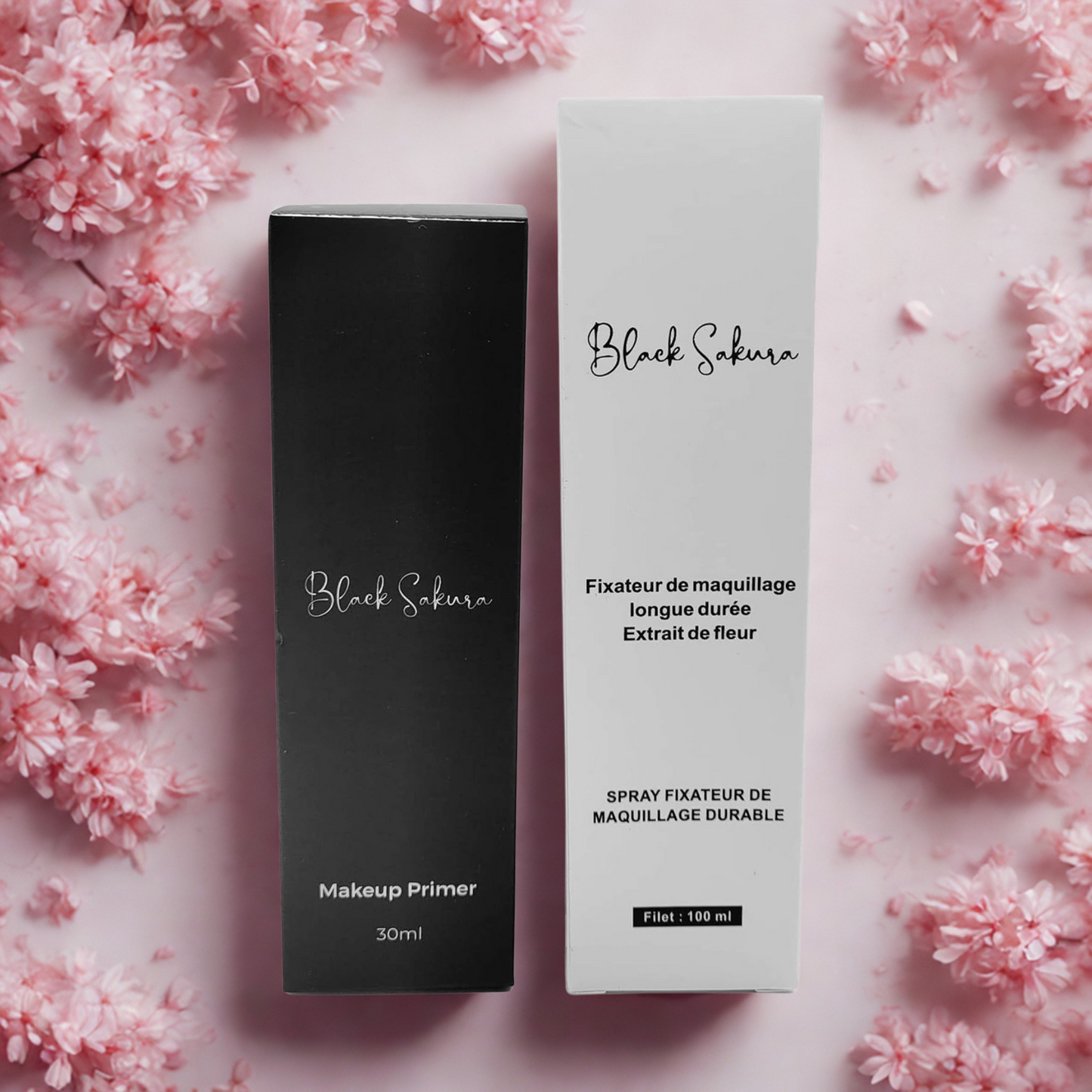 Ensemble Base de Maquillage et Spray Fixateur de Maquillage